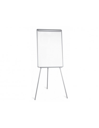 Pizarra blanca q-connect con tripode 90x70x195cm y brazos extensibles para conferencias superficie laminada
