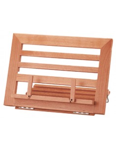 Atril sujetalibros q-connect madera 340x240x170 mm
