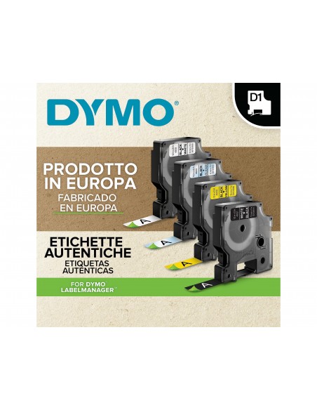 Cinta dymo negro-transparente 9mm x 7mt d1