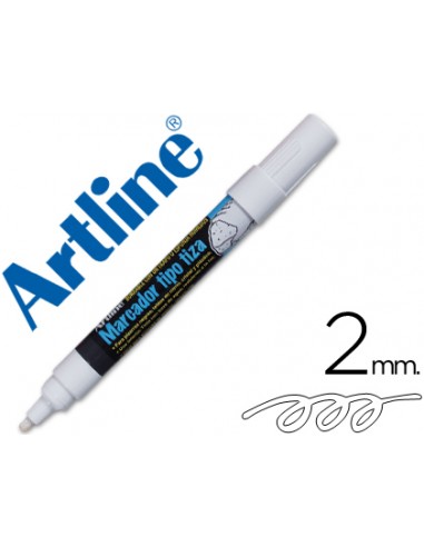 Rotulador artline pizarra verde negra epw-4-bl color blanco
