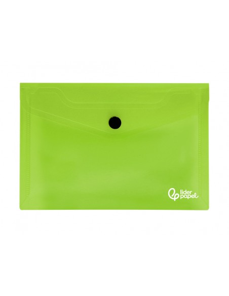 Carpeta liderpapel dossier broche 44223 polipropileno din a7 verde translucido
