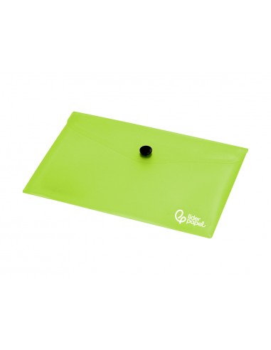 Carpeta liderpapel dossier broche 44223 polipropileno din a7 verde translucido