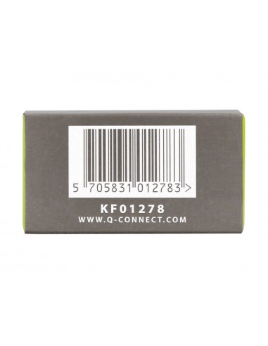Grapas q-connect nº 22/6 24/6 galvanizadas caja de 1000 unidades