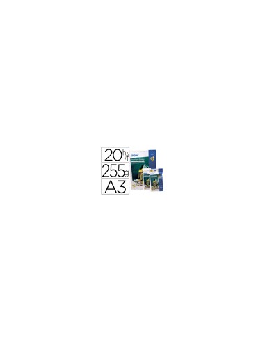 Papel fotografico epson din a3 premium glossy 255 gr pack de 20 hojas