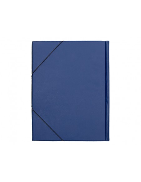 Carpeta liderpapel gomas tres solapas plastico folio color azul Carpeta liderpapel gomas tres solapas plastico folio color azul