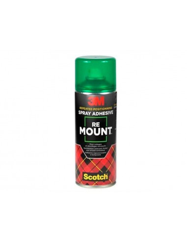 Pegamento 3m spray remount adhesivo reposicionable indefinidamente bote de 400 ml
