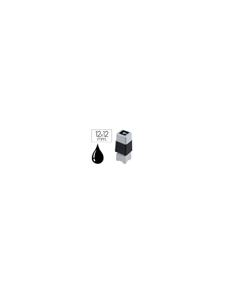 Sello automatico brother 12 mm x 12 mm negro