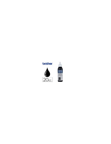 Tinta brother para sellos automaticos color negro bote de 20 cc