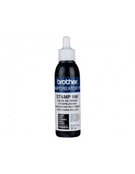 Tinta brother para sellos automaticos color negro bote de 20 cc