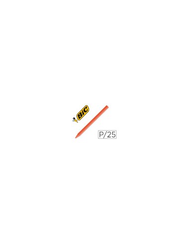 Lapices plastidecor unicolor naranja-12 caja con 25 lapices