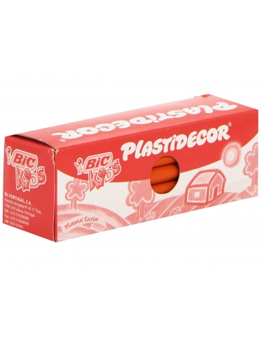Lapices plastidecor unicolor naranja-12 caja con 25 lapices