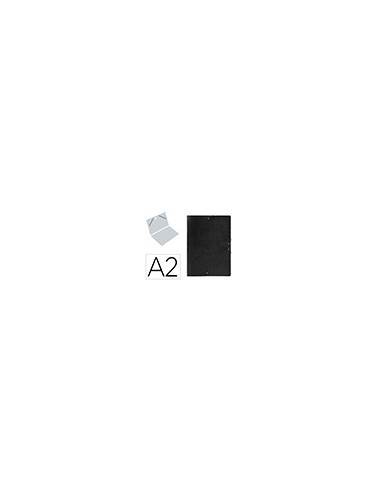 Carpeta planos liderpapel a2 carton gofrado n 12 negro