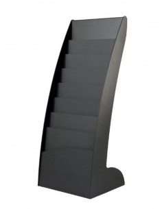 Expositor paperflow de suelo 8 estantes negro