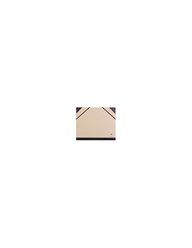 Carpeta de dibujo clairefontaine con gomillas din a4+ kraft marron 260x330 mm