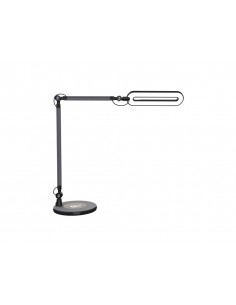 Lampara de escritorio maul led 3 niveles intensidad luz cabezal y brazo inclinable con carga inductiva qi color