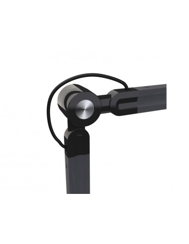 Lampara de escritorio maul led 3 niveles intensidad luz cabezal y brazo inclinable con carga inductiva qi color