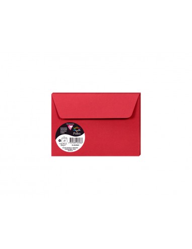 Sobre clairefontaine pollen 114x162 cm 120g rojo grosella pack de 5 unidades