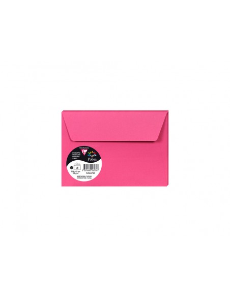 Sobre clairefontaine pollen 114x162 cm 120g fucsia pack de 5 unidades