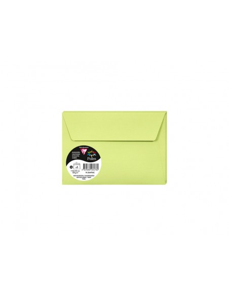 Sobre clairefontaine pollen 114x162 cm 120g verde yema pack de 5 unidades