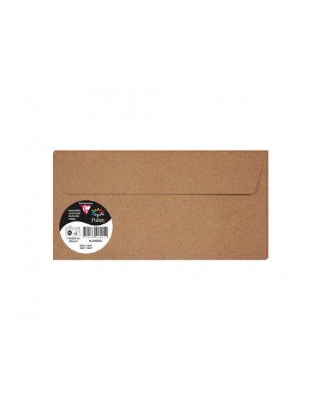 Sobre clairefontaine pollen 110x220 cm 120g kraft pack de 5 unidades