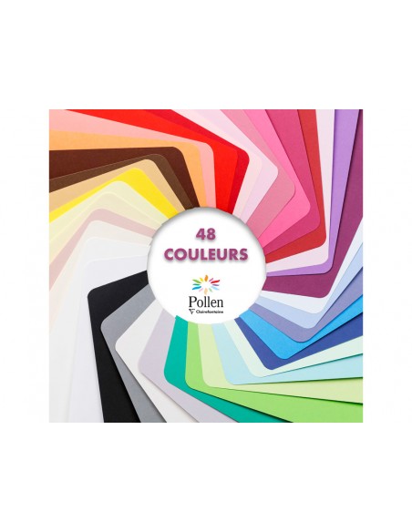 Sobre clairefontaine pollen 110x220 cm 120g kraft pack de 5 unidades