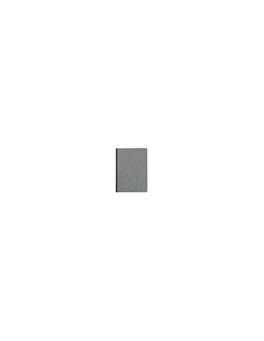 Libreta cosida clairefontaine 14,8x21 cm 96 hojas age-bag liso gris