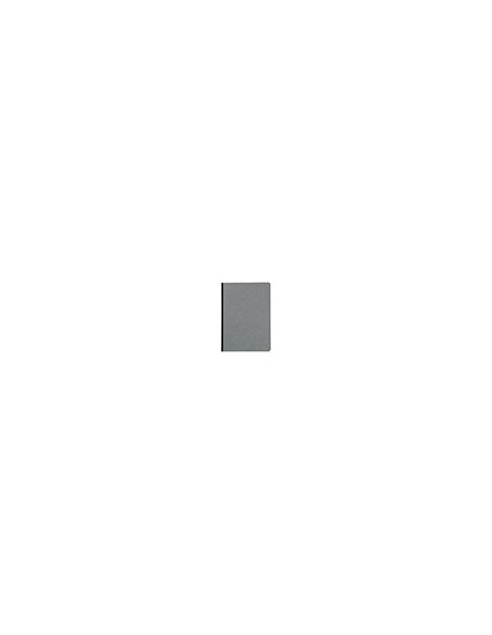 Libreta cosida clairefontaine 14,8x21 cm 96 hojas age-bag liso gris