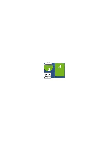 Carpeta q-connect miniclips plastico din a4 azul