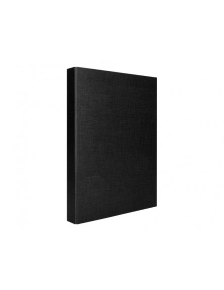 Carpeta de 4 anillas 25mm mixtas liderpapel folio carton forrado paper coat negra Carpeta de 4 anillas 25mm mixtas liderpapel folio carton forrado paper coat negra
