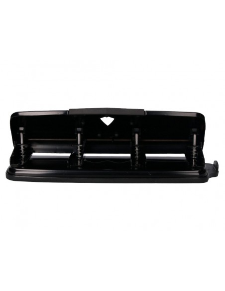 Taladrador q-connect kf01238 negro 4 taladros abertura 1,6 mm capacidad 16 hojas