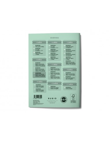 Cuaderno rubio caligrafia nº 4