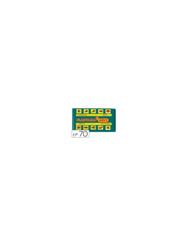 Plastilina jovi 70 verde oscuro unidad tamaño pequeño