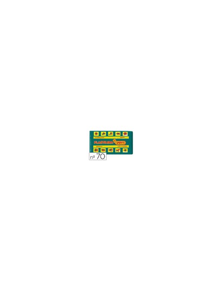 Plastilina jovi 70 verde oscuro unidad tamaño pequeño
