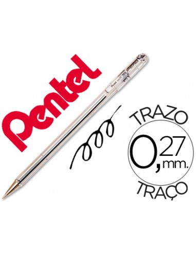 Boligrafo pentel bk-77 a negro
