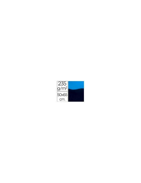 Cartulina liderpapel 50x65 cm 235g/m2 metalizada azul Cartulina liderpapel 50x65 cm 235g/m2 metalizada azul
