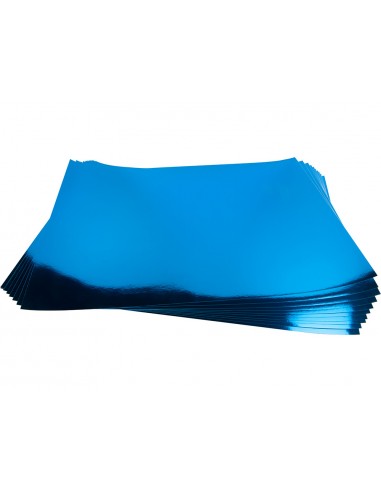 Cartulina liderpapel 50x65 cm 235g/m2 metalizada azul