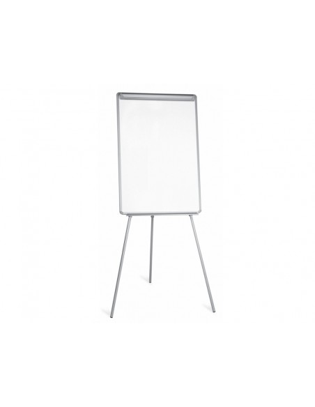 Pizarra blanca q-connect con tripode para conferencias 70x100 melamina