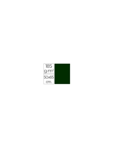 Cartulina guarro verde amazona 50x65 cm 185 gr