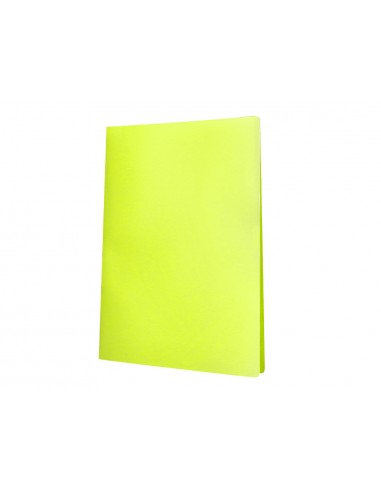 Carpeta liderpapel escaparate 40 fundas polipropileno din a4 amarillo fluor opaco