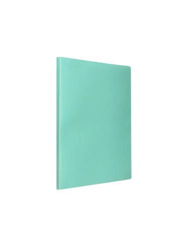 Carpeta liderpapel escaparate 30 fundas polipropileno din a4 verde manzana opaco