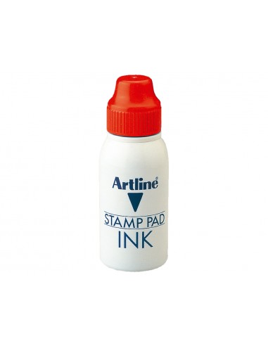 Tinta tampon artline roja bote 50 cc