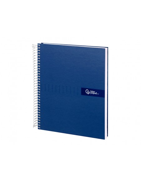 Cuaderno espiral liderpapel a5 micro crafty tapa forrada 120h 90gr cuadro 5mm 5 bandas 6 taladros color azul Cuaderno espiral liderpapel a5 micro crafty tapa forrada 120h 90gr cuadro 5mm 5 bandas 6 taladros color azul