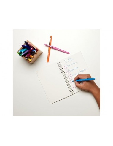 Rotulador paper mate flair original punta fibra negro