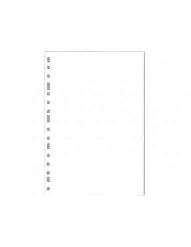 Recambio multifin 3002 cuarto natural liso blanco 50 hojas 11 taladros 155x215 mm