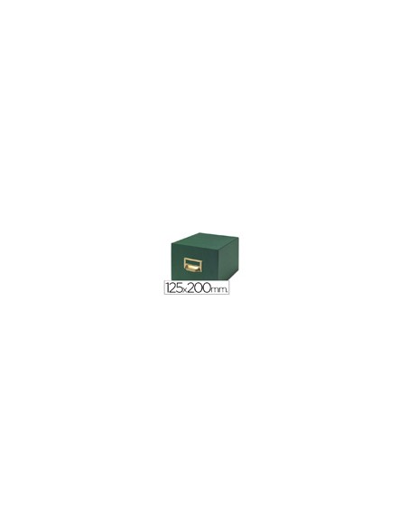 Fichero fichas tela verde 500 fichas n.4 tamaño 125x200 mm Fichero fichas tela verde 500 fichas n.4 tamaño 125x200 mm