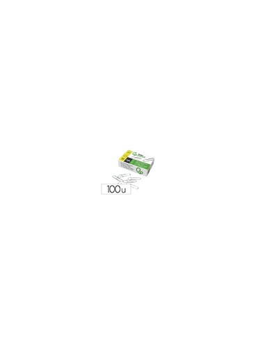Clips liderpapel nº2 labiados 33 mm caja de 100 unidades