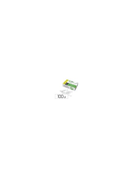 Clips liderpapel nº2 labiados 33 mm caja de 100 unidades Clips liderpapel nº2 labiados 33 mm caja de 100 unidades