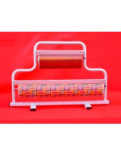 Portarrollo metal mostrador corta papel para bobinas de 62-31 cm