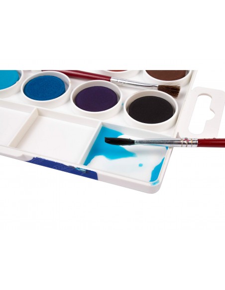 Acuarela jovi 24 colores con pincel estuche de plastico Acuarela jovi 24 colores con pincel estuche de plastico