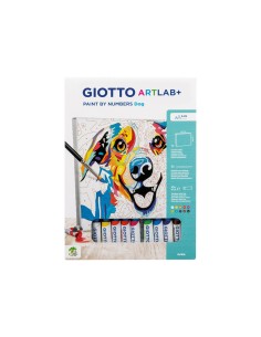 Set dibujo giotto pintura por numeros perros
